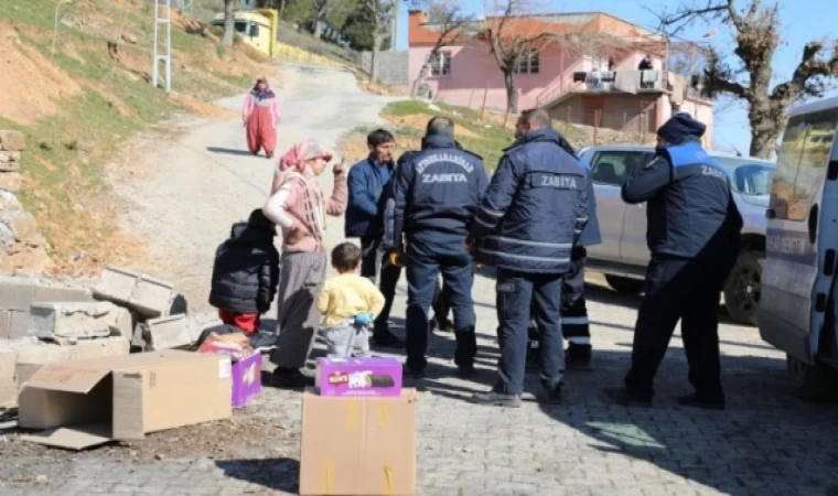 Afyonkarahisar Belediyesi Zabıta Ekipleri Depremzedelerin Umudu Oldu