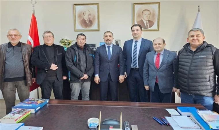 Afyonkarahisar Gazeteciler Cemiyeti’nden bölge müdürüne ziyaret