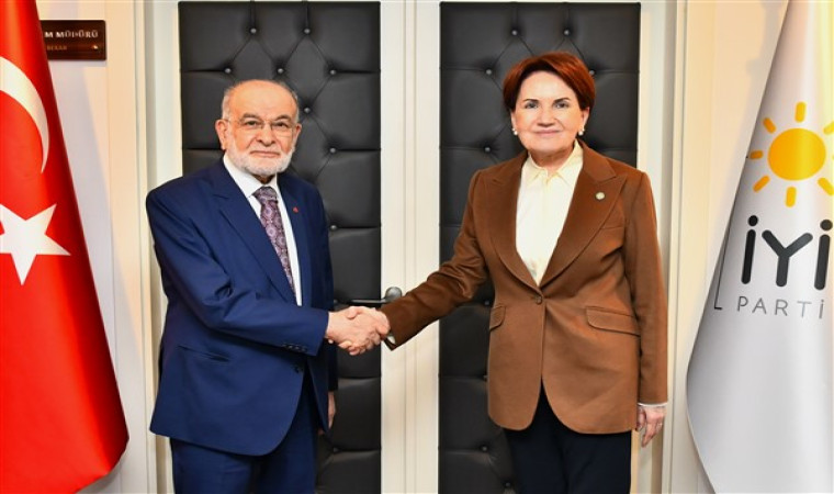 Akşener, Karamollaoğlu’nu ağırladı