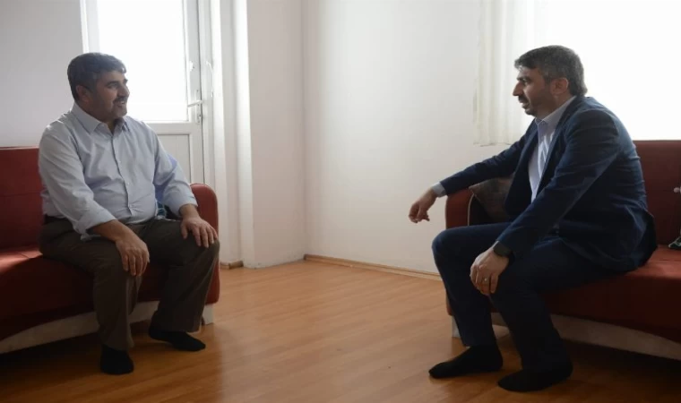 Başkan Yılmaz’dan Yıldırım’a yerleşen depremzedelere ziyaret