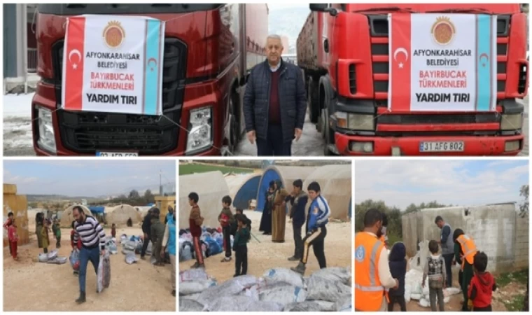 Bayırbucak Türkmenlerine Afyonkarahisar’dan Yardım