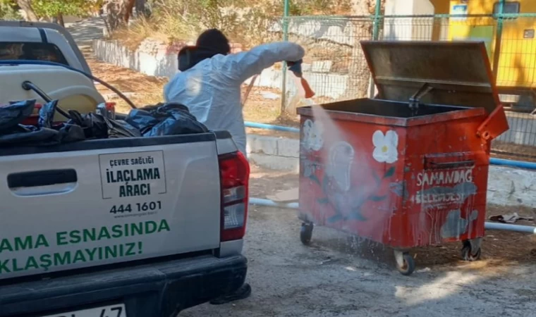 Bursa Osmangazi ekipleri Hatay’ı haşere oluşumuna karşı ilaçladı