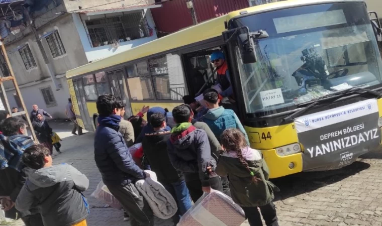 Burulaş’ın sarı otobüsleriyle Hatay’dan umuda yolculuk
