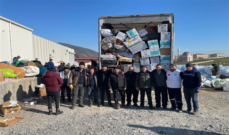 CEPDER’in deprem bölgesine yardımları sürüyor