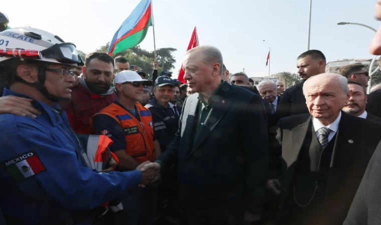 Erdoğan ve Bahçeli Hatay’da