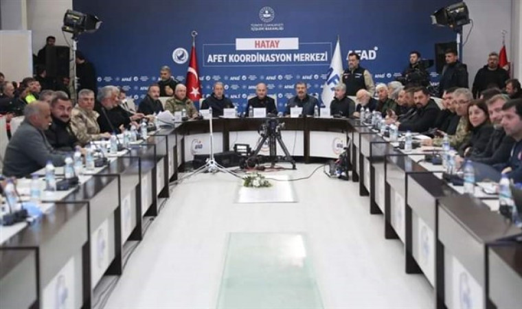 Hatay’da Afet Koordinasyon ve Değerlendirme Toplantısı yapıldı