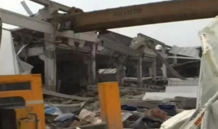 Kahramanmaraş’ta metal fabrikası çöktü... Yaralılar var