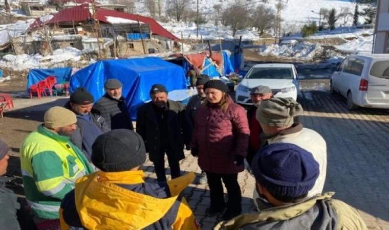 Milletvekili Köksal ve Başkan Yıldız depremzedeler için seferber oldu
