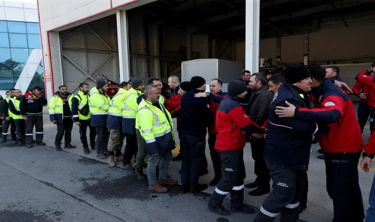 Sakarya kurtarma ekibi Sakarya’ya döndü