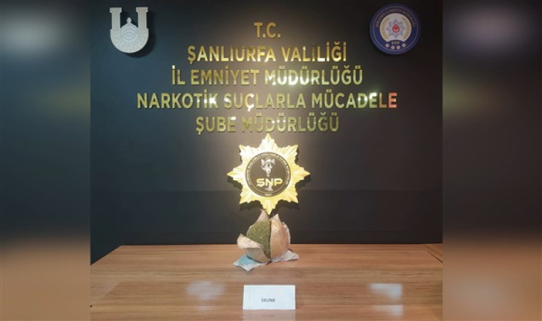 Şanlıurfa’da yolcu otobüsünde 2 kilo uyuşturucu ele geçirildi