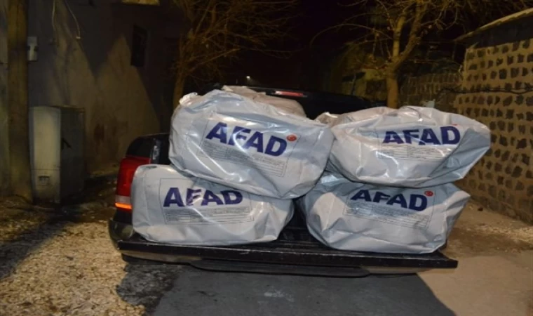 Siverek’te evinde 4 AFAD çadırı bulunan şüpheli tutuklandı