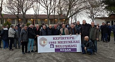 1982 Mezunu Kepirtepeliler Keşan'da Buluştu