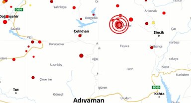 Adıyaman'da 4.5 büyüklüğünde deprem
