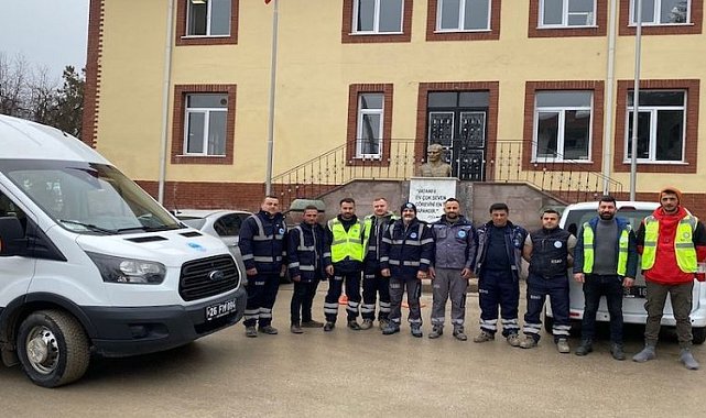 Afet bölgesine personel desteği sürüyor