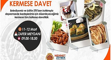 Afyonkarahisar'da depremzedeler için kermes düzenlenecek