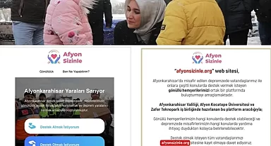 “afyonsizinle.org” Faaliyete Geçirildi