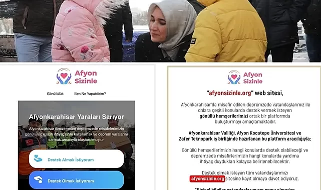 “afyonsizinle.org” Faaliyete Geçirildi