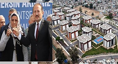 Akdeniz’de, TOKİ konutları hak sahiplerine teslim edildi