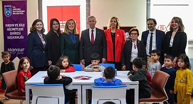 Ankara Büyükşehir Belediyesinden çocuklara özel kütüphane