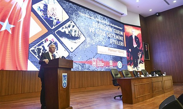 Ankara'da 'Depremin Tarım ve Gıda Sistemine Etkileri Çalıştayı' düzenlendi