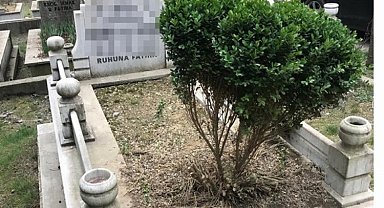 Asri Mezarlık'ta garip hırsızlık olayı