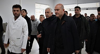 Bakan Soylu'dan Hatay'da Kocaeli'nin hastanesine inceleme
