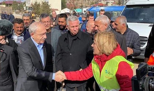 Başkan Hürriyet, Kılıçdaroğlu ile deprem bölgesinde buluştu