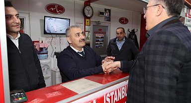 Başkan Savran'dan terminal ziyareti