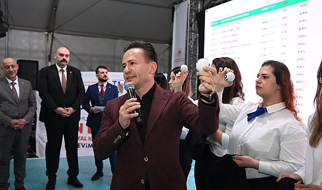 Başkan Yazıcı, TOKİ 'İlk Evim' konutları kura çekiminde konuştu