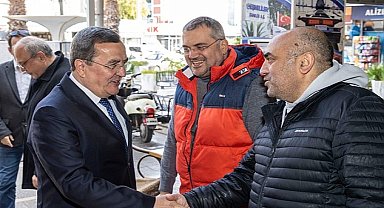 Batur'dan Gıda Çarşısı esnafına 'destek teşekkürü