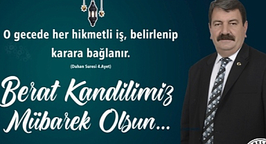 Belediye Başkanı Nihat Sarı Berat Kandili’ni kutladı