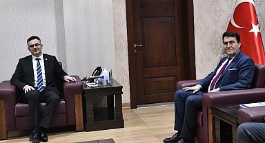 BTÜ Rektörü'ne Başkan Dündar'dan ziyaret