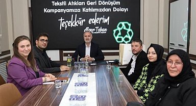 Bursa İnegöl'de 'tekstil atığı' ödüllendirdi