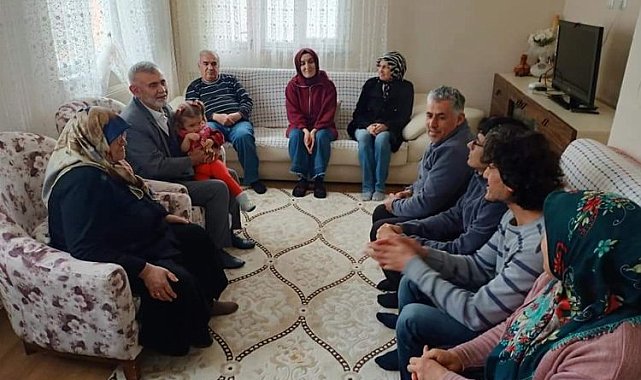 Bursa Keles'te Başkan Keskin'den afetzede ailelere ziyaret