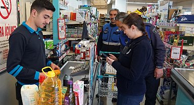 Çayırova Zabıtası'ndan market denetimi