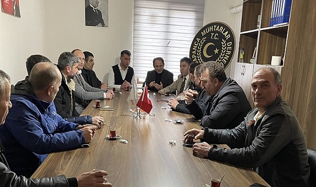 CHP'li Keleş, Sapancalı muhtarlar ile bir araya geldi