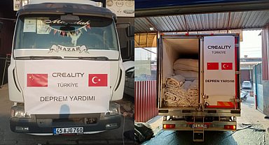 Çinli 3D yazıcı üretim şirketi Creality'den depremzedeler için yardım