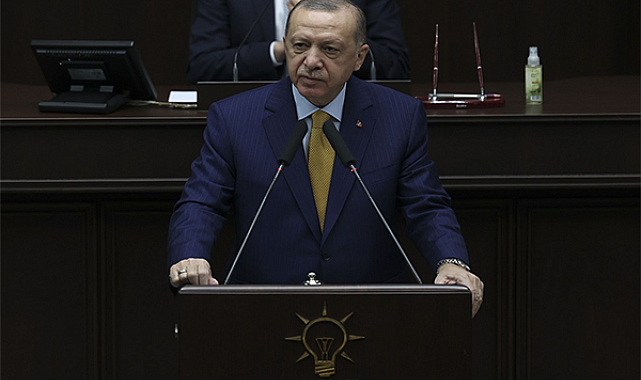 Cumhurbaşkanı Erdoğan, AK Parti grup toplantısında konuşuyor