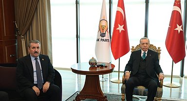 Cumhurbaşkanı Erdoğan, Destici ve beraberindeki heyeti kabul etti
