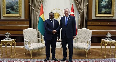 Cumhurbaşkanı Erdoğan, Gine Bissau Cumhurbaşkanı Embalo ile görüştü