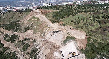 Dilovası'nda viyadüğün ayaklarına başlandı