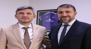 Dr. Ersan Özgür, Başkan Karakuş'u Ziyarette Bulundu