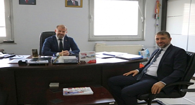 Dr. Ersan Özgür, Müdür Çetinaktı’yı Ziyarette Bulundu