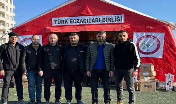 Eczacılar Deprem Bölgesinde ki Halka Destek Oluyor