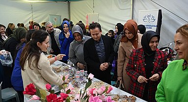El emeği ürünler depremzedeler için satıldı