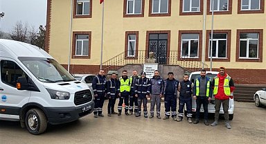 Eskişehir Büyükşehir Belediyesi'nin afet bölgesine personel desteği sürüyor