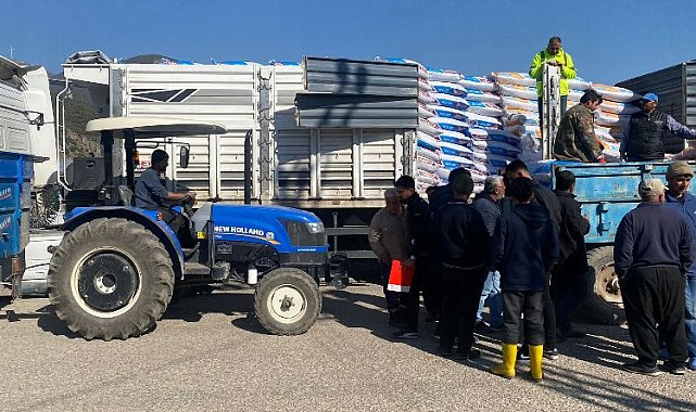 Gaziantep Büyükşehir'den afette etkilenen üreticilere destek