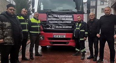 Gölcüklü hayırseverler deprem bölgesinde