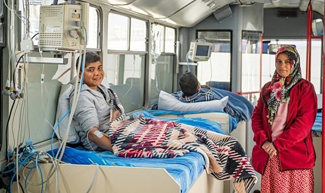 Hatay'daki sahra hastanesinde günde 350 hasta tedavi ediliyor