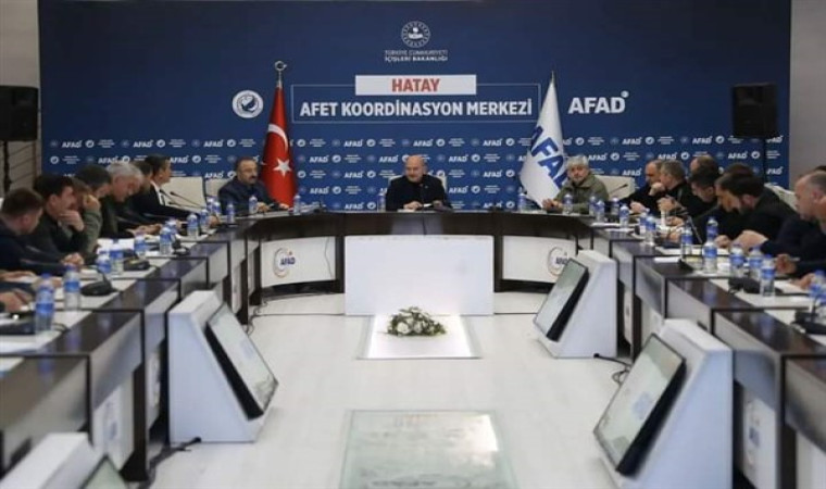 Hatay’da Afet Koordinasyon ve Değerlendirme Toplantısı yapıldı